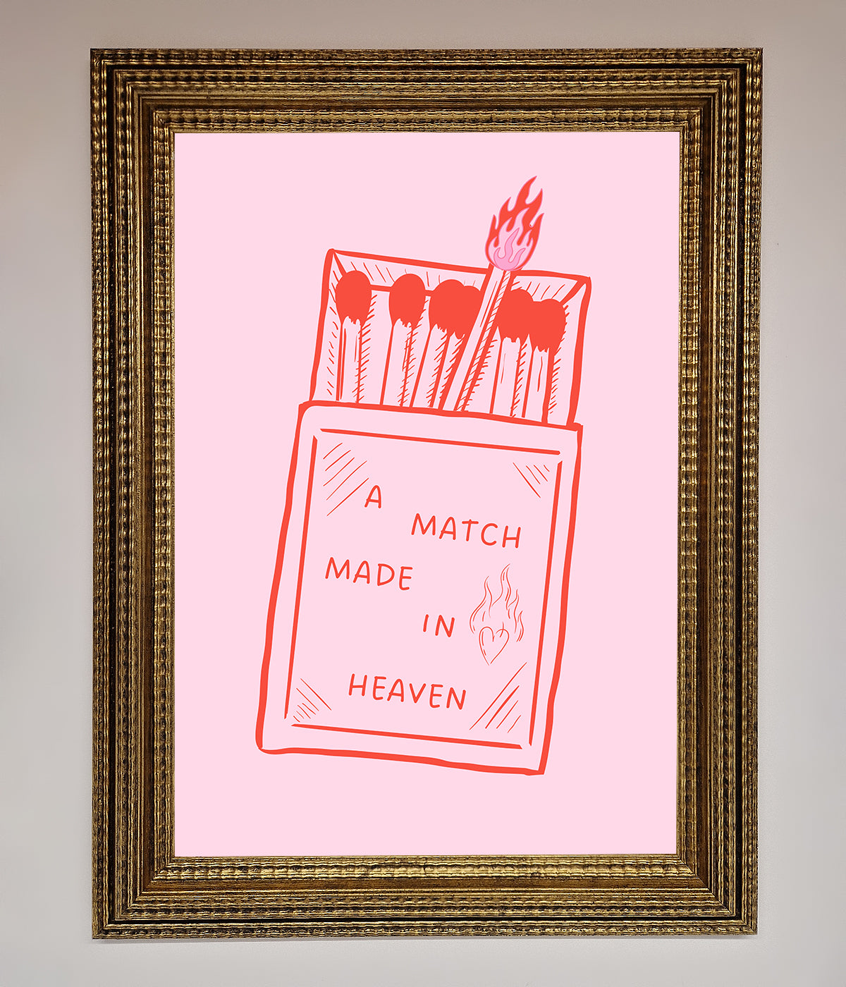 A Match Made In Heaven Framed Wall Art print