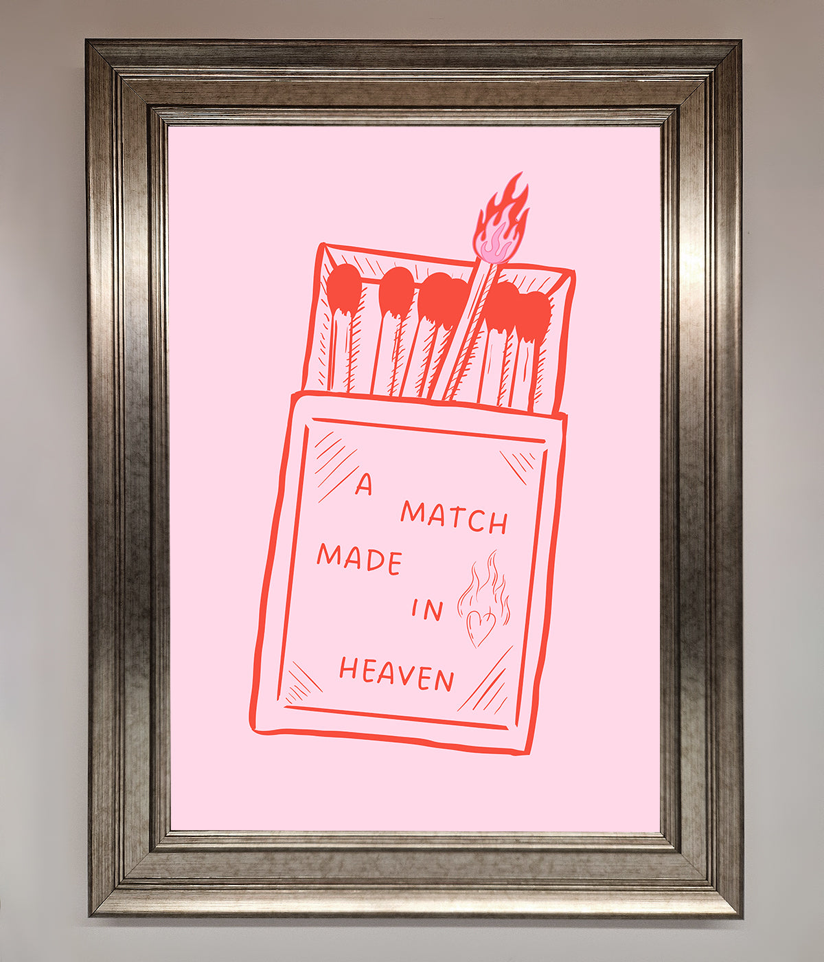 A Match Made In Heaven Framed Wall Art print