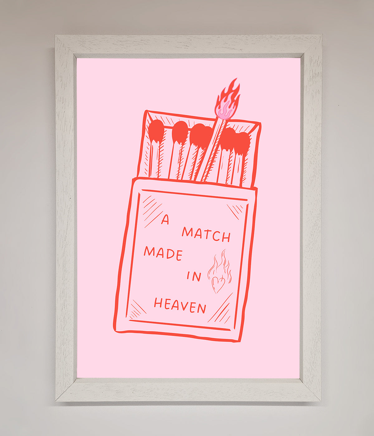 A Match Made In Heaven Framed Wall Art print