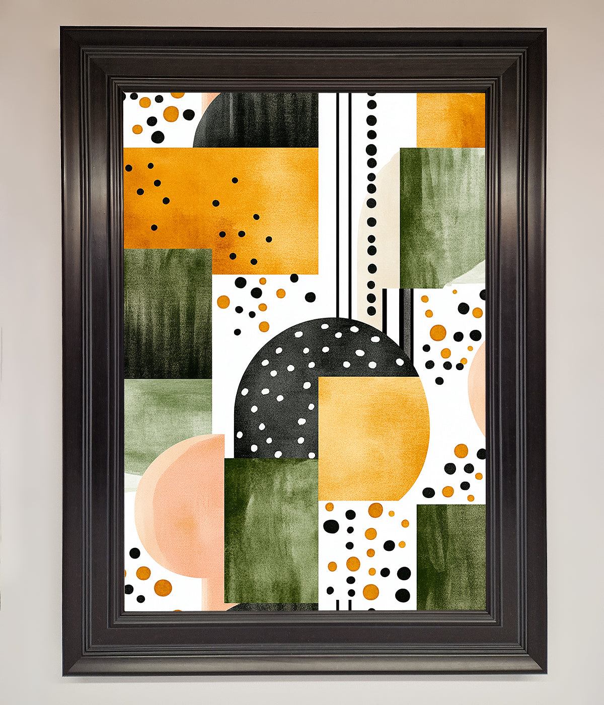 Abstract Shapes Colours Framed Wall Art print