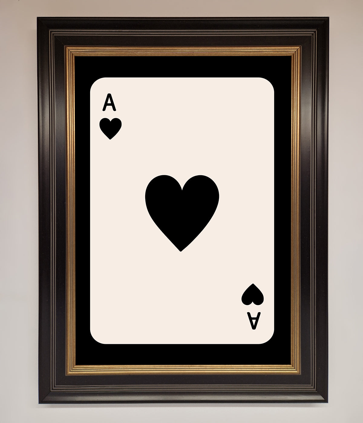 Ace Of Hearts Framed Poster print