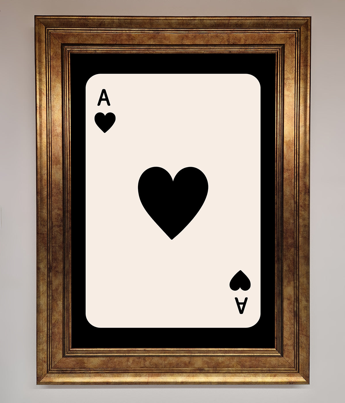 Ace Of Hearts Framed Poster print