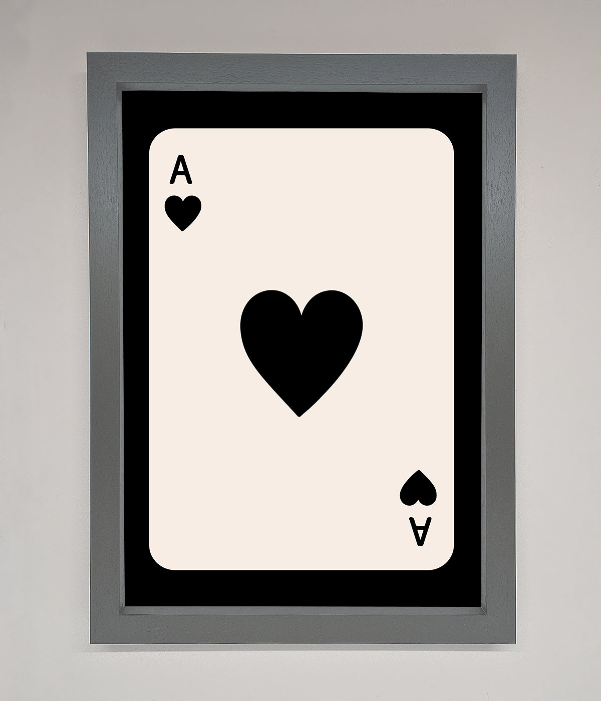 Ace Of Hearts Framed Poster print