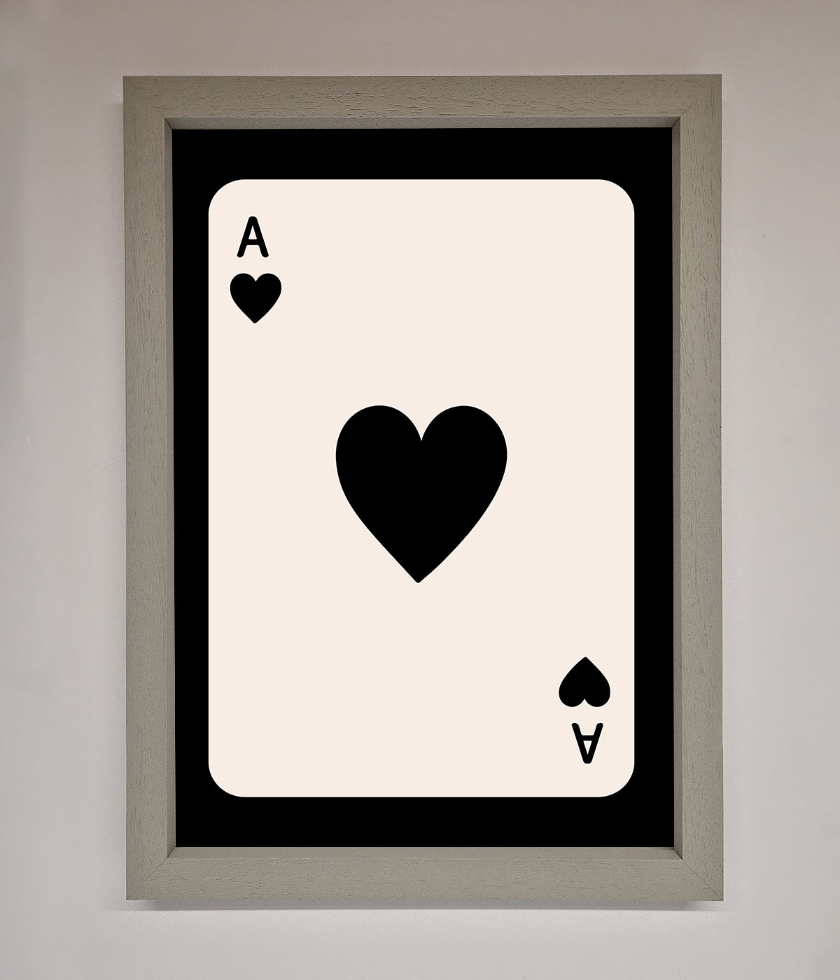 Ace Of Hearts Framed Poster print