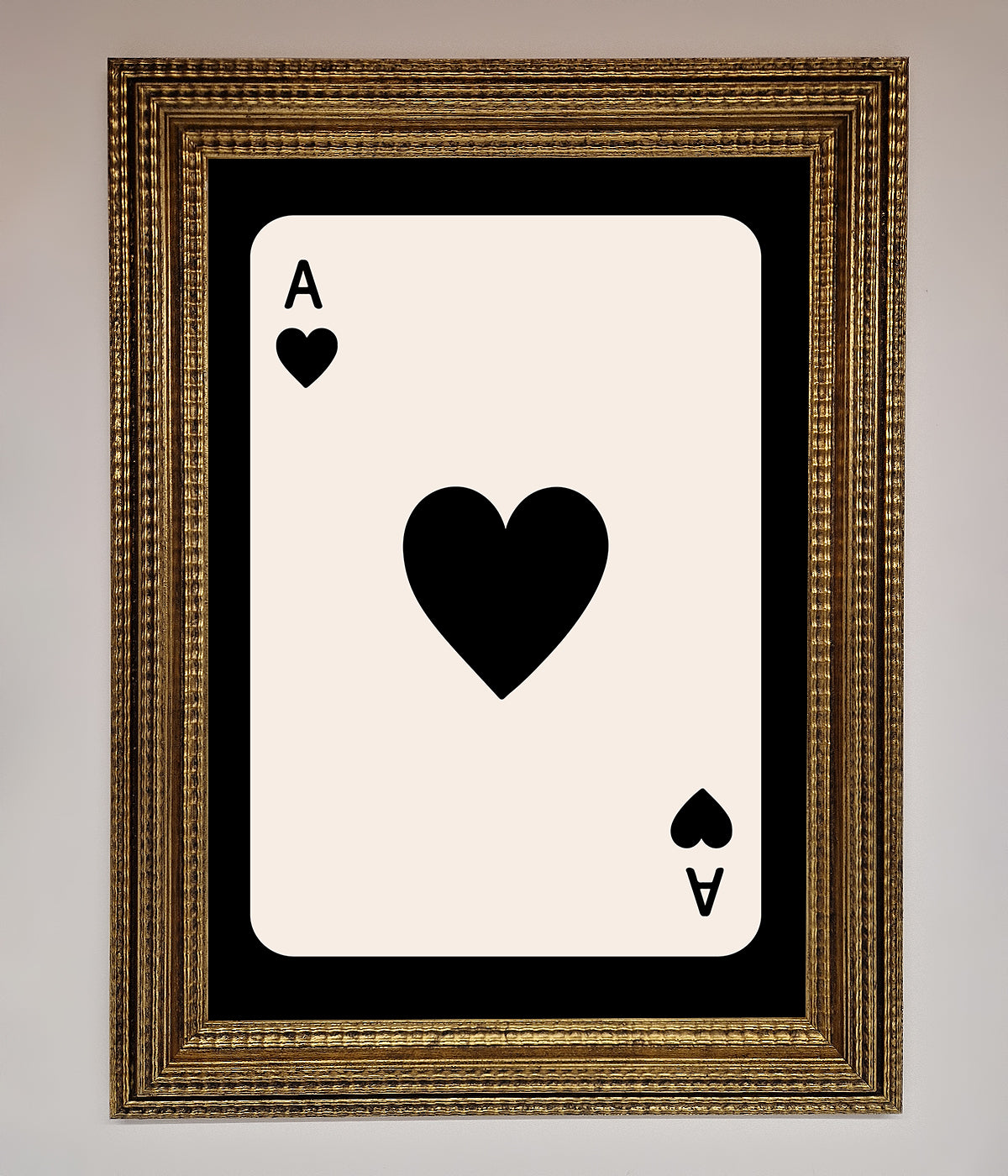 Ace Of Hearts Framed Poster print