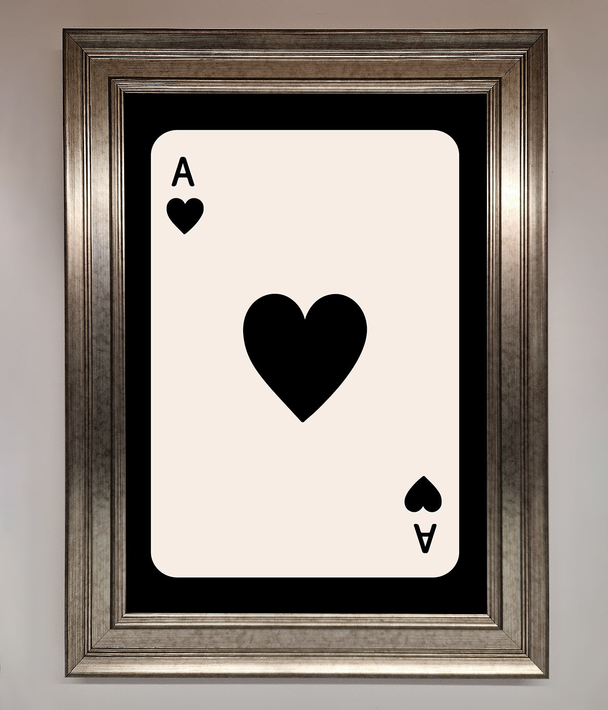 Ace Of Hearts Framed Poster print