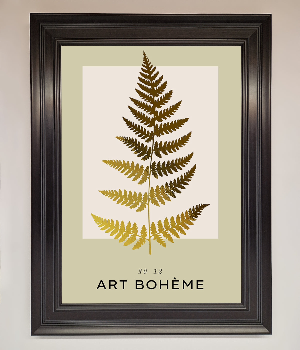 Art Boheme Leaf Foil Print print