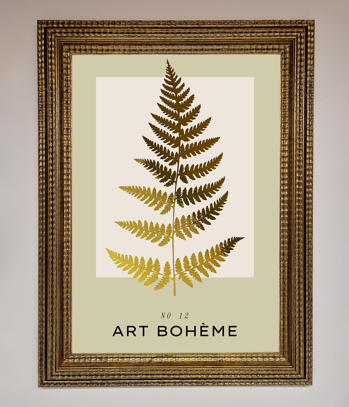 Art Boheme Leaf Foil Print print