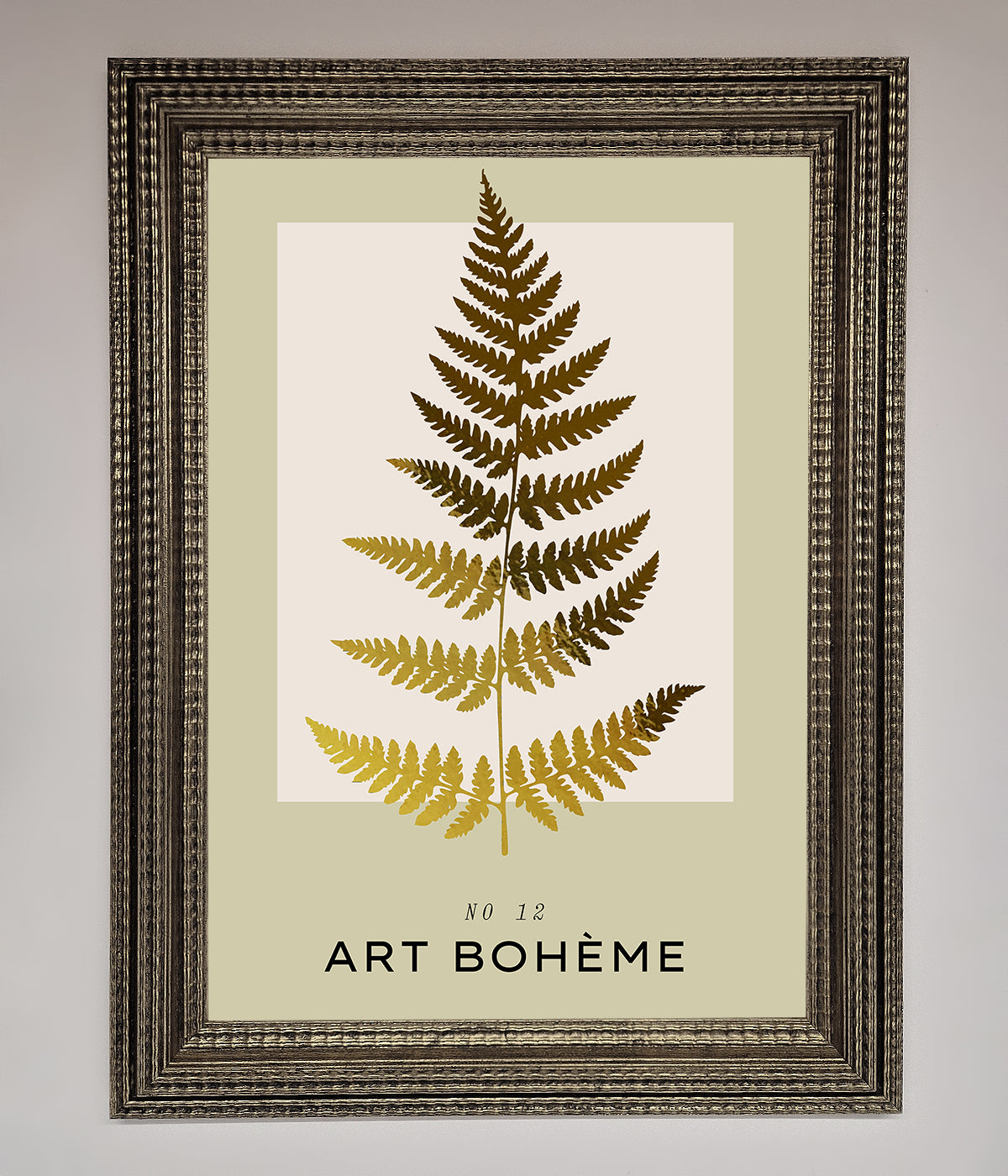 Art Boheme Leaf Foil Print print