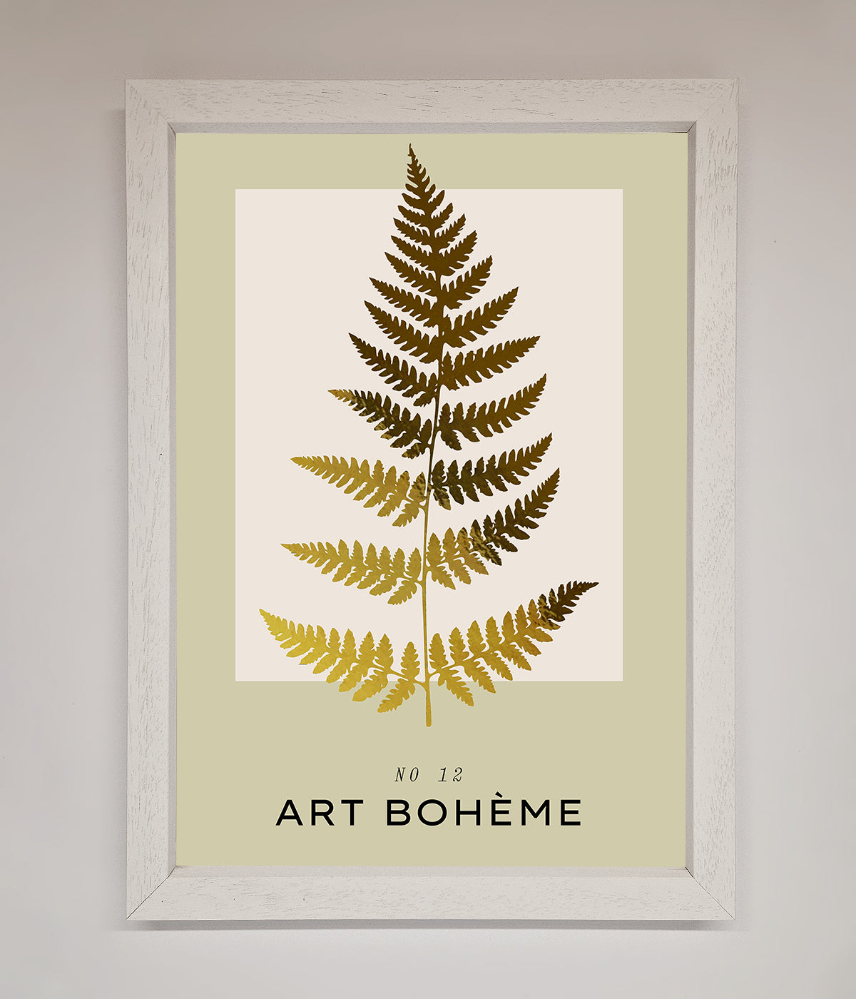 Art Boheme Leaf Foil Print print