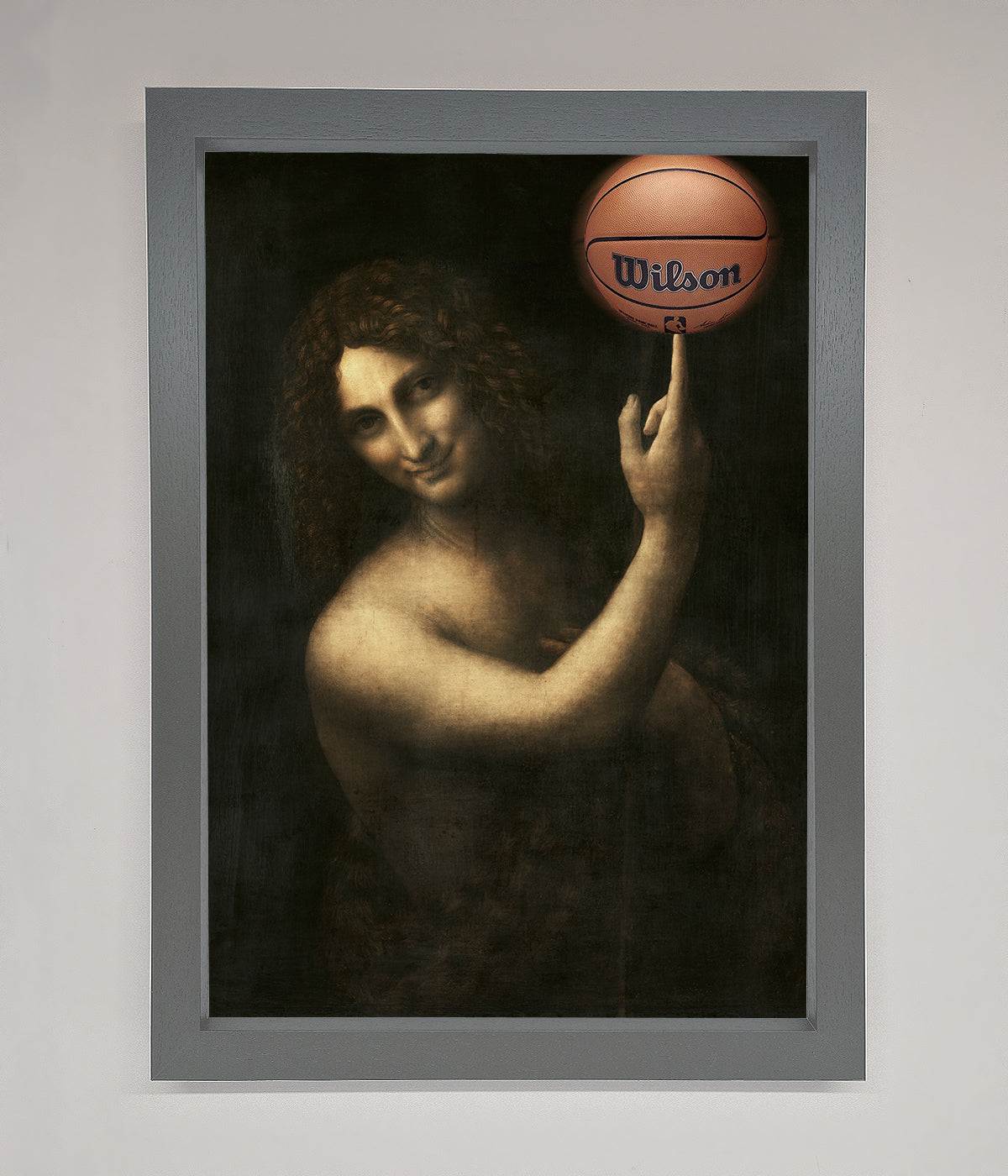 Basketball Renaissance Altered Framed Print print