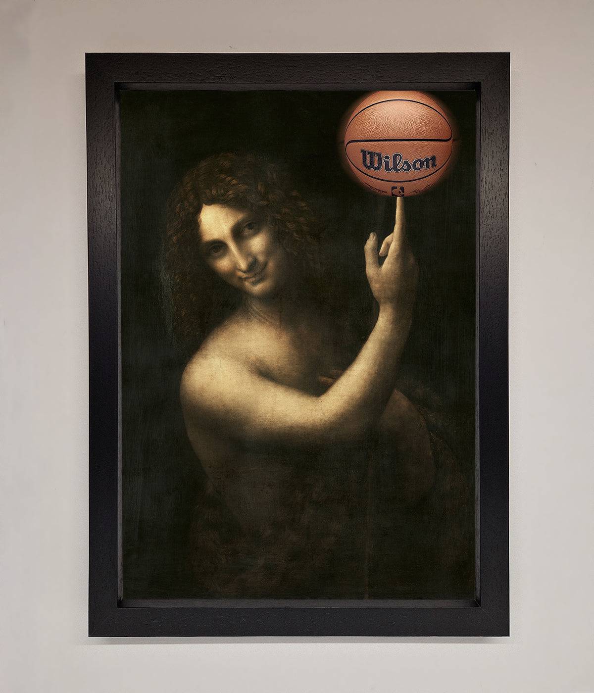 Basketball Renaissance Altered Framed Print print