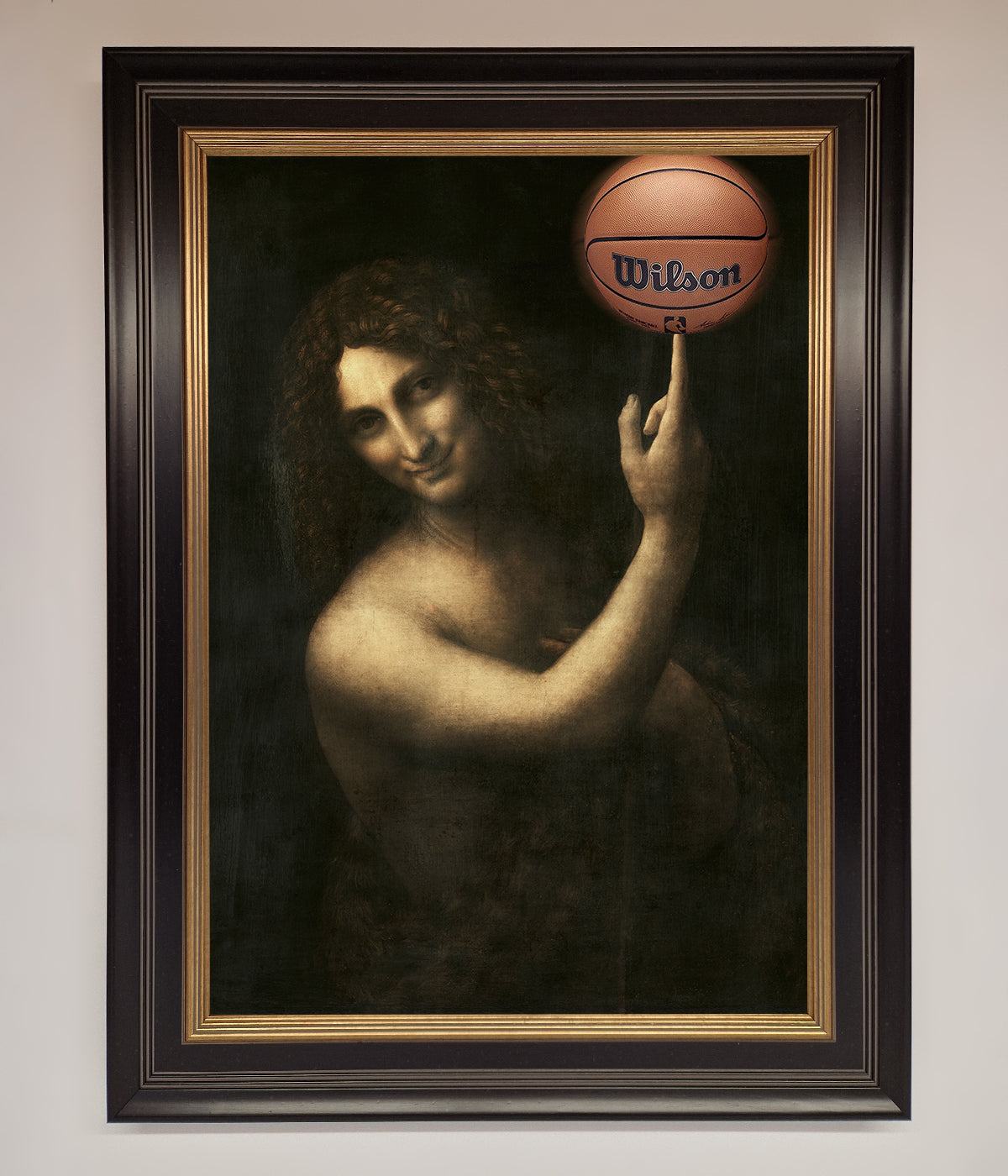 Basketball Renaissance Altered Framed Print print