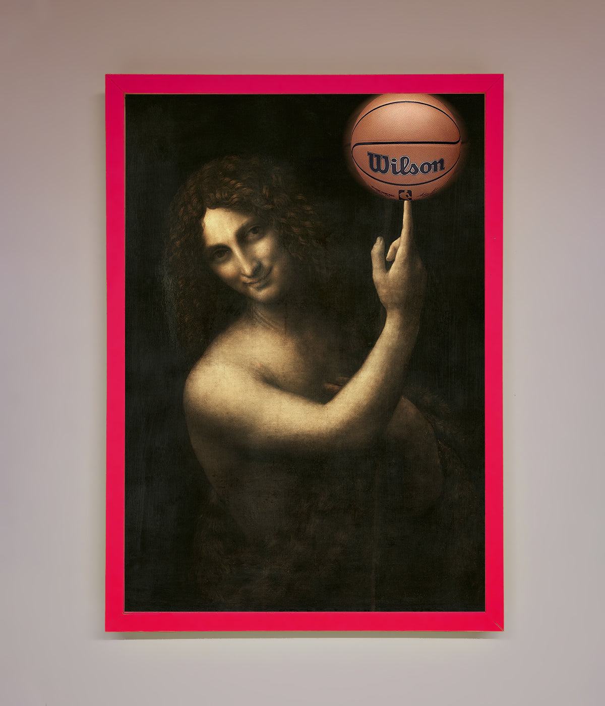 Basketball Renaissance Altered Framed Print print