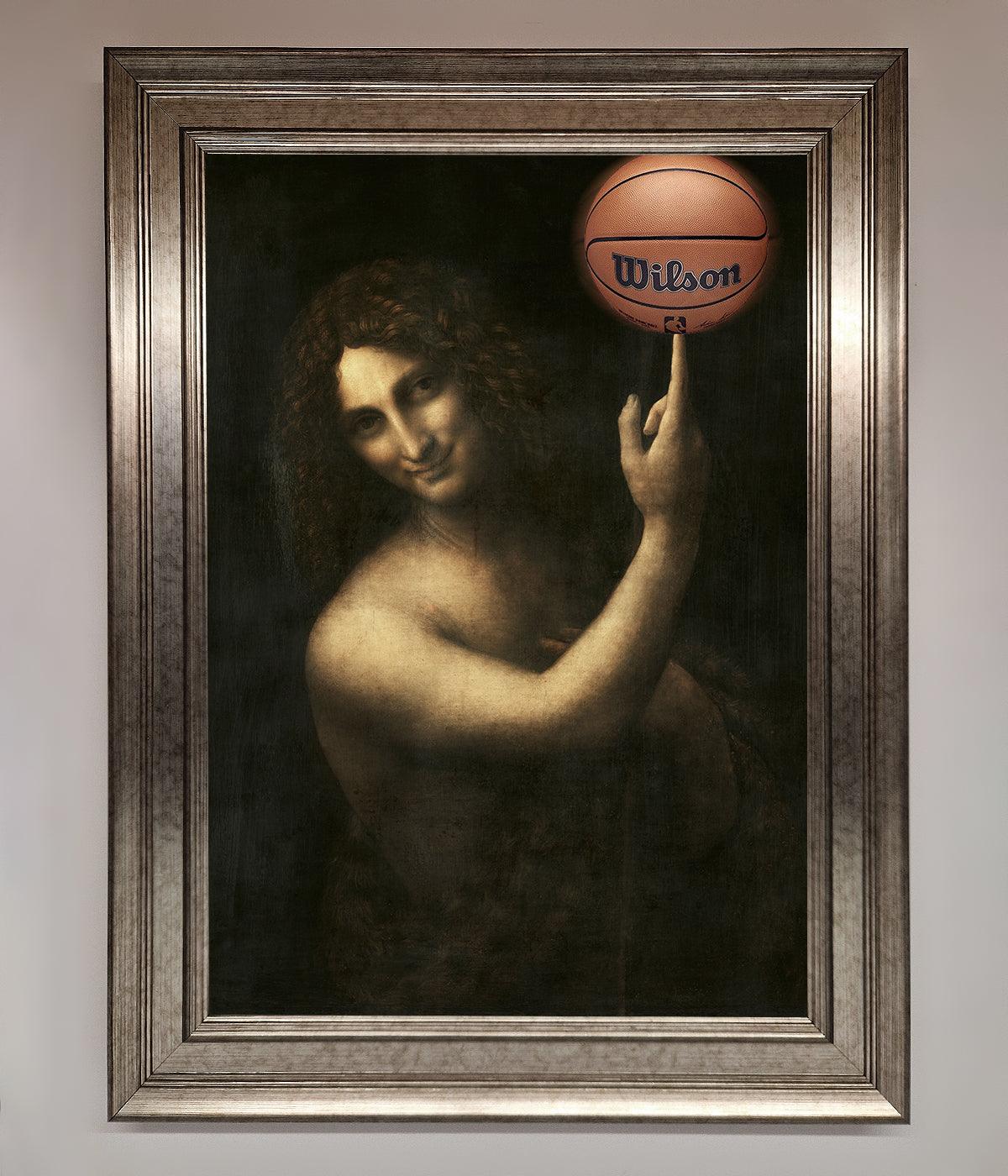 Basketball Renaissance Altered Framed Print print