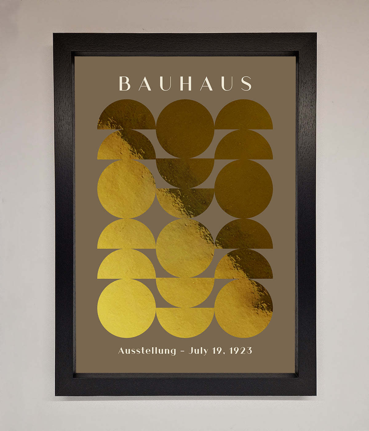 Bauhaus Foil Print print