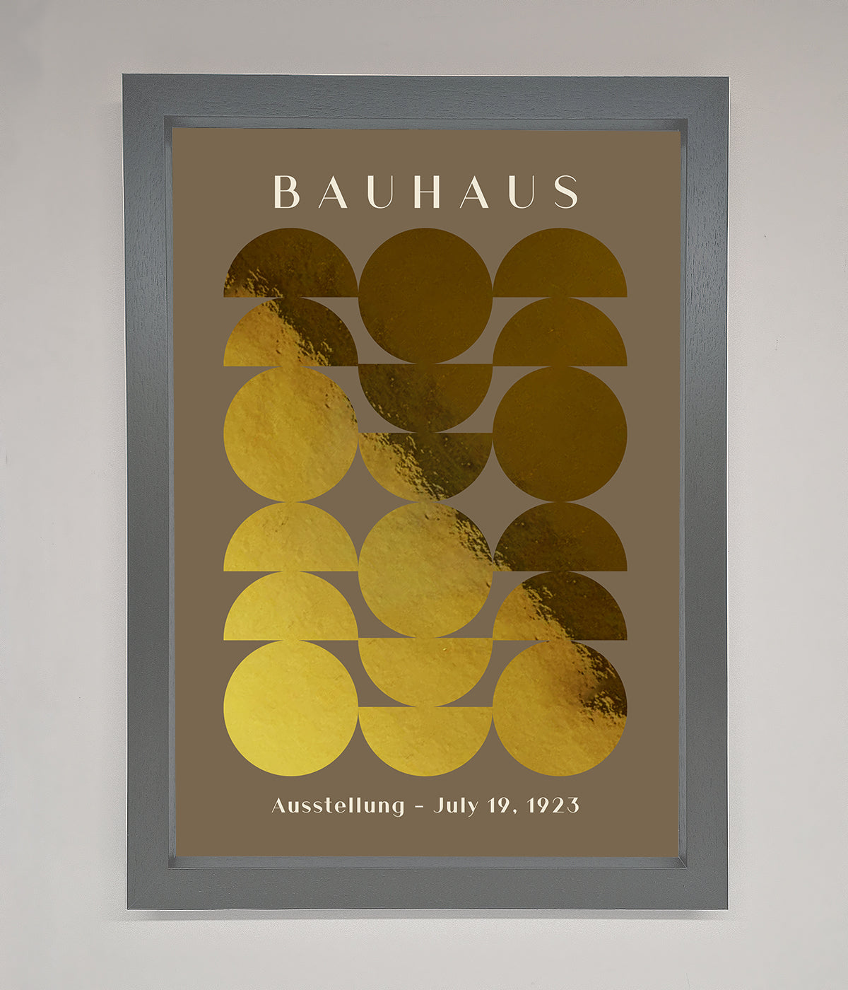 Bauhaus Foil Print print