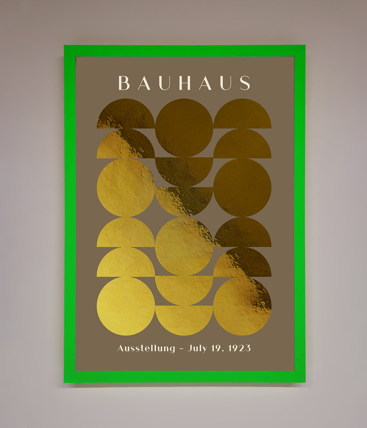 Bauhaus Foil Print print