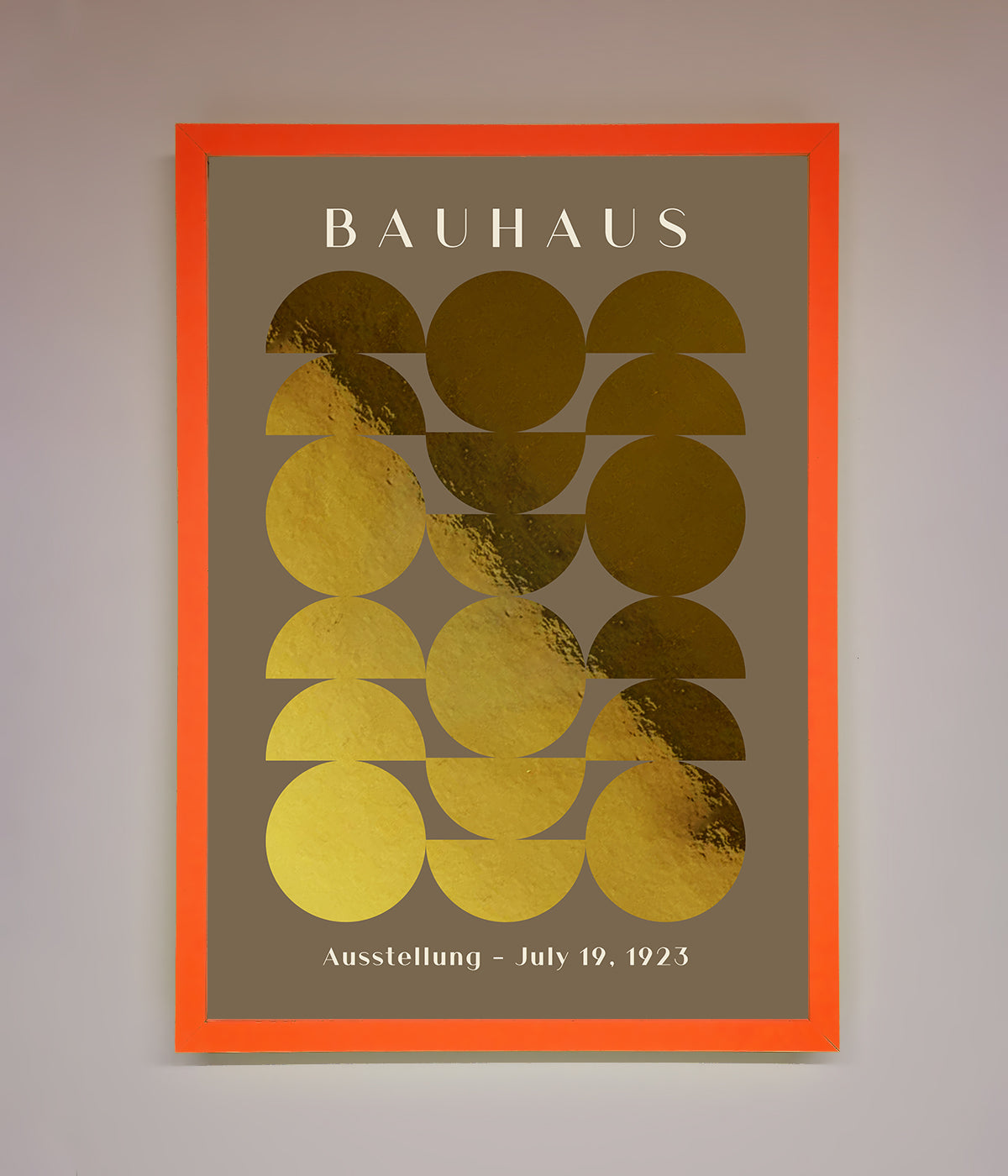 Bauhaus Foil Print print