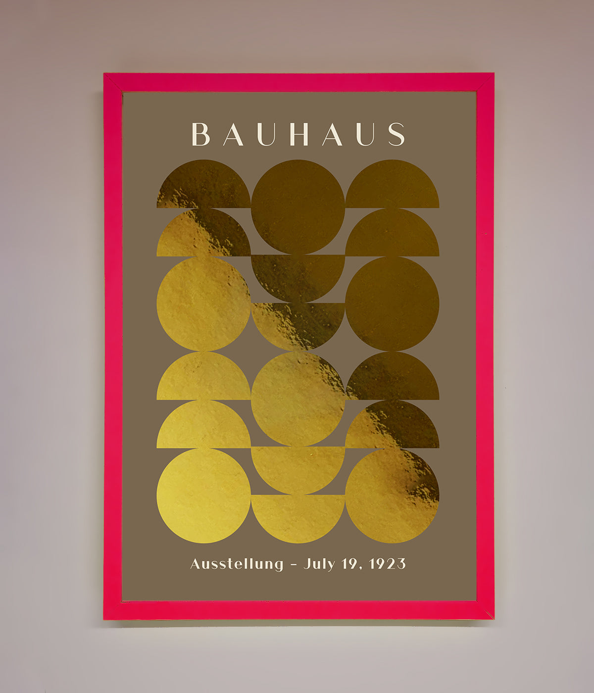 Bauhaus Foil Print print