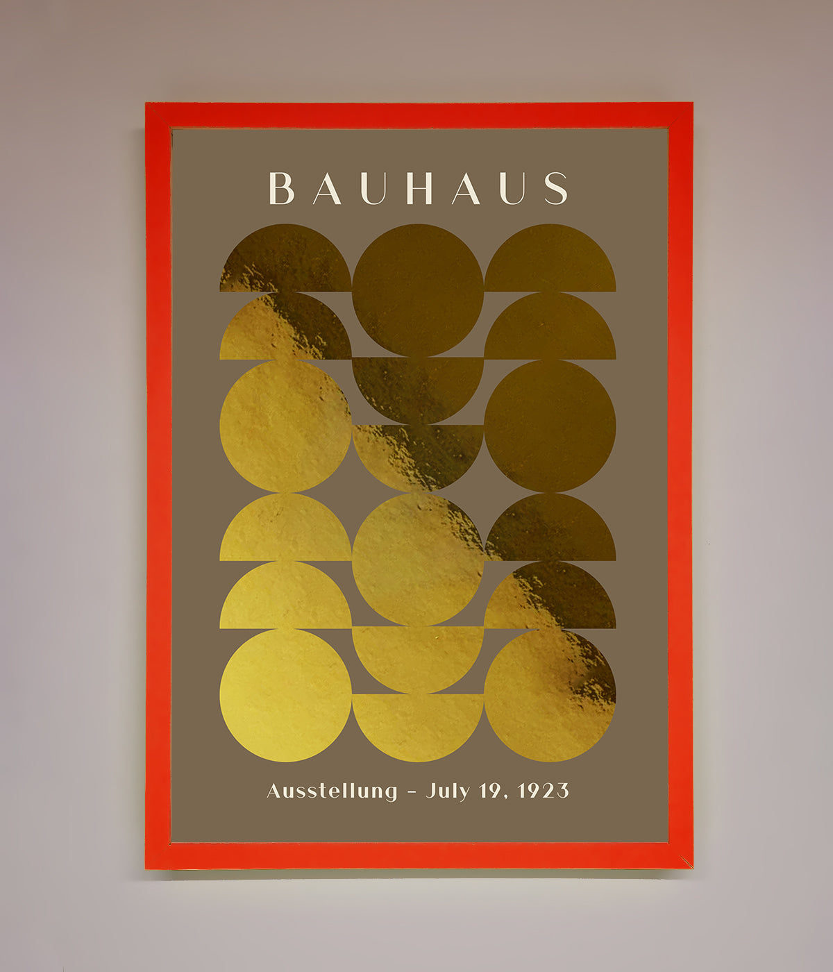 Bauhaus Foil Print print