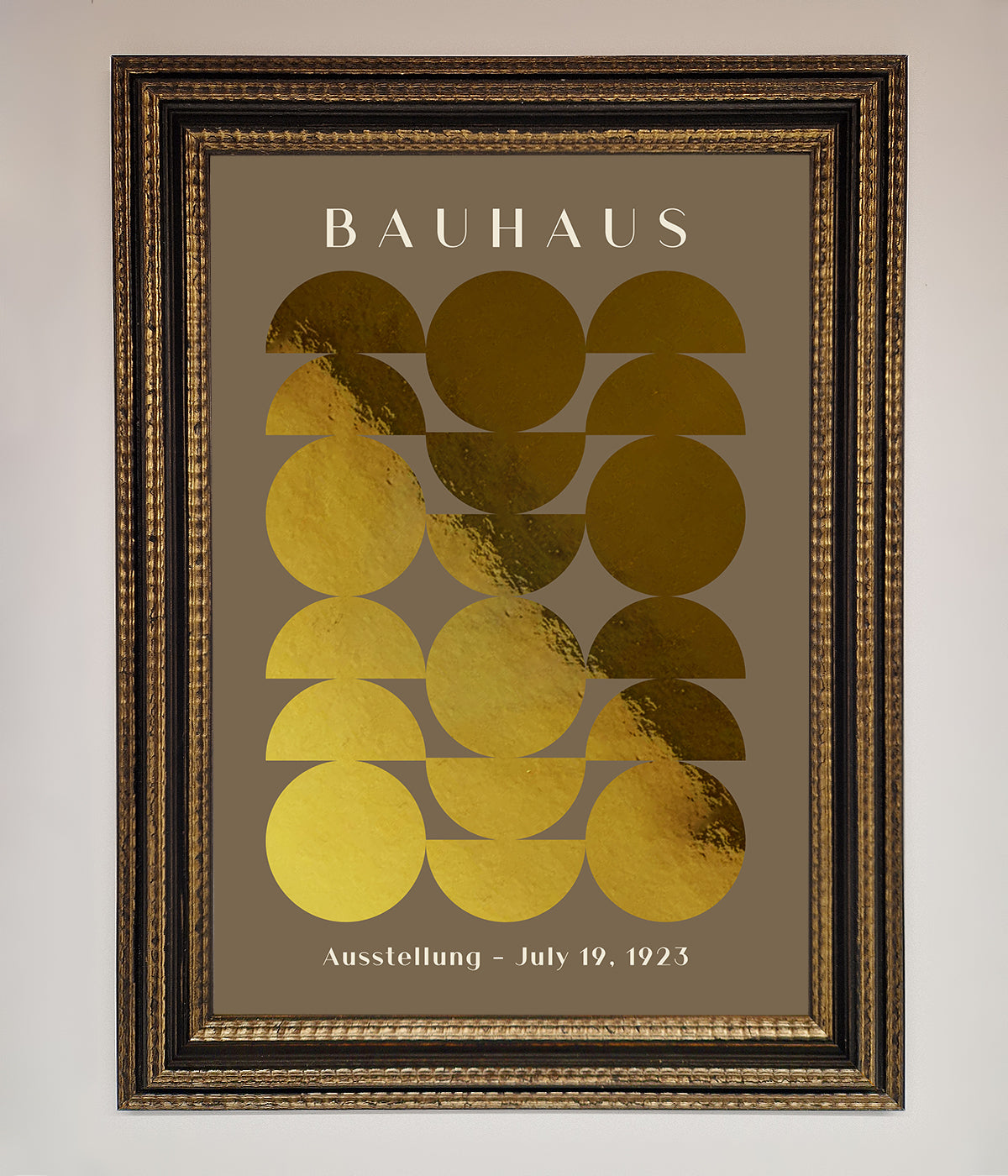 Bauhaus Foil Print print