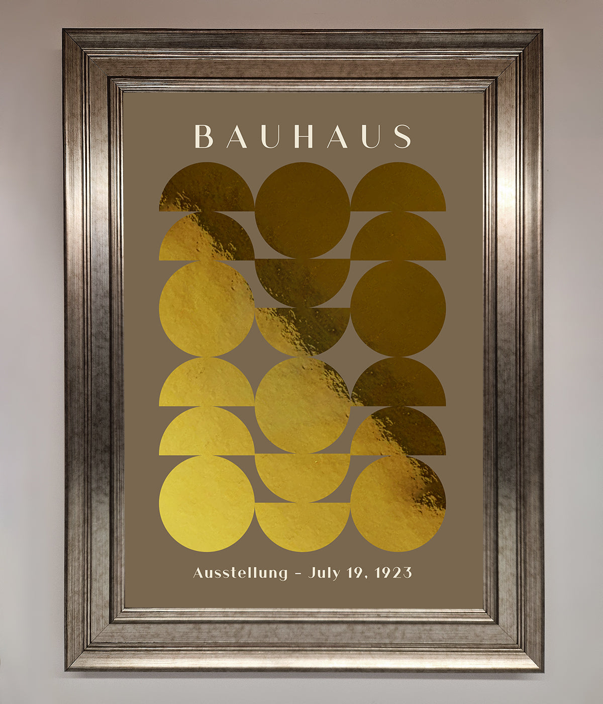 Bauhaus Foil Print print