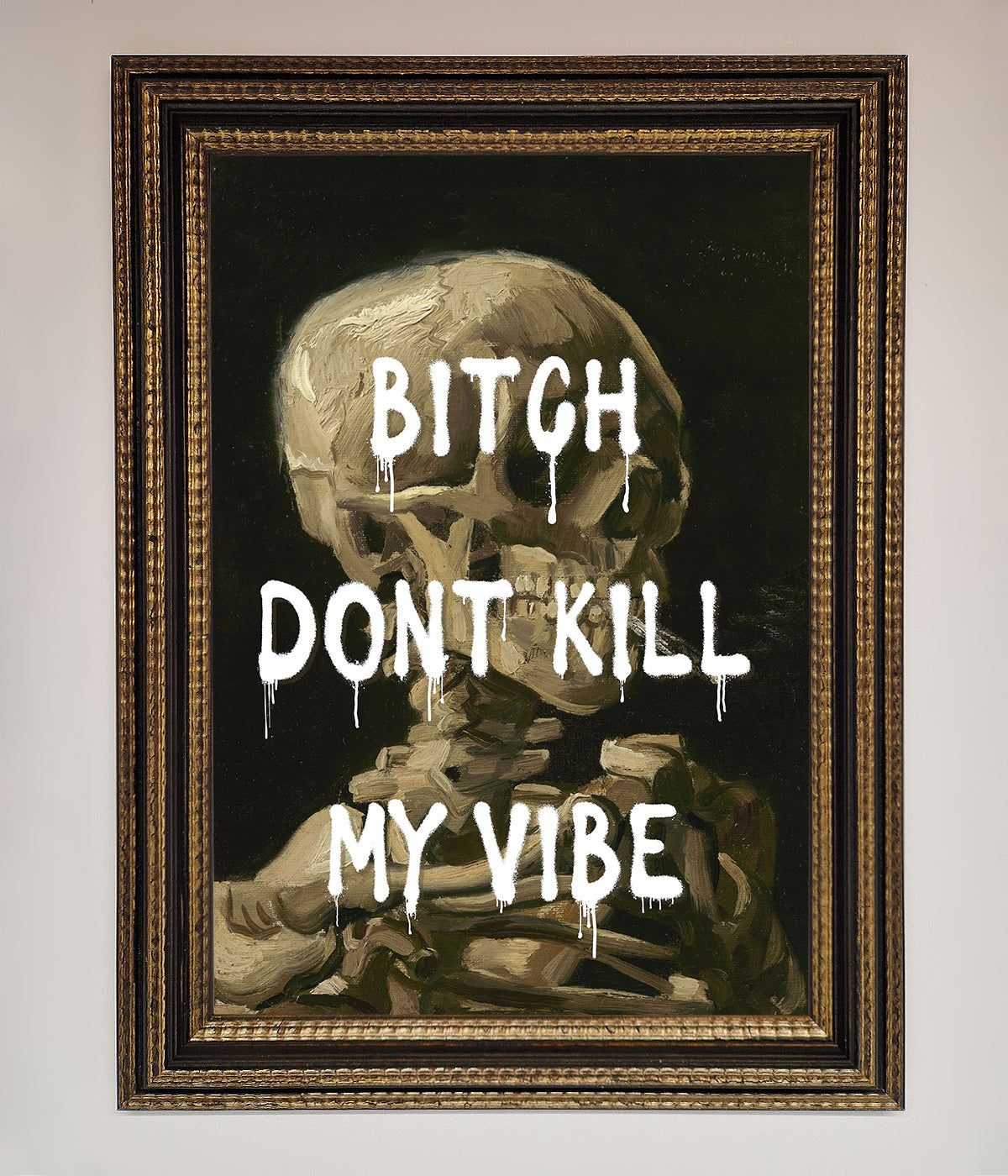 Dont Kill My Vibe Rude Framed Wall Art print