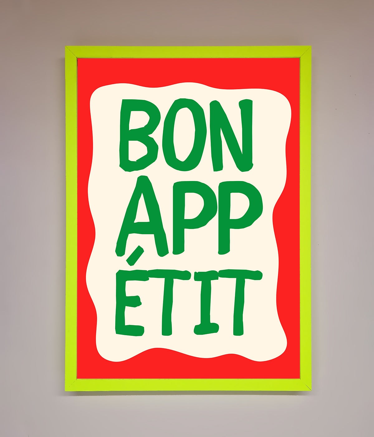 Bonappetit Framed Poster print