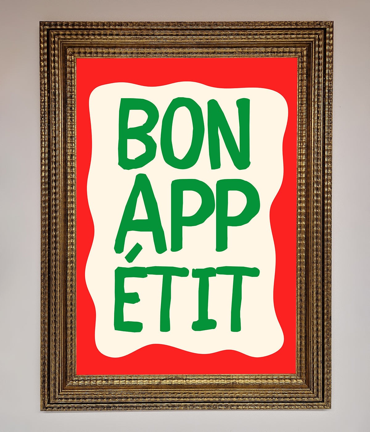 Bonappetit Framed Poster print