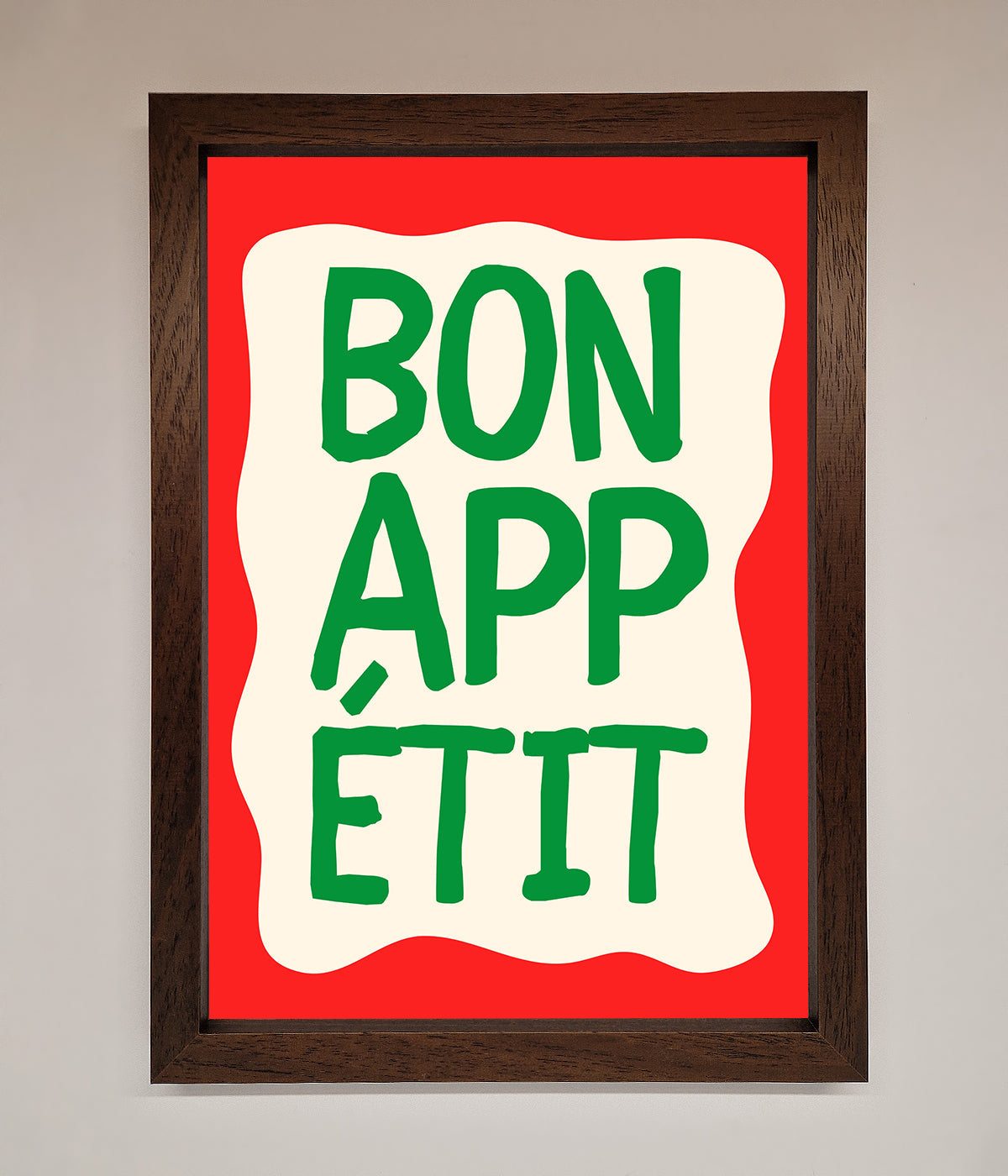 Bonappetit Framed Poster print