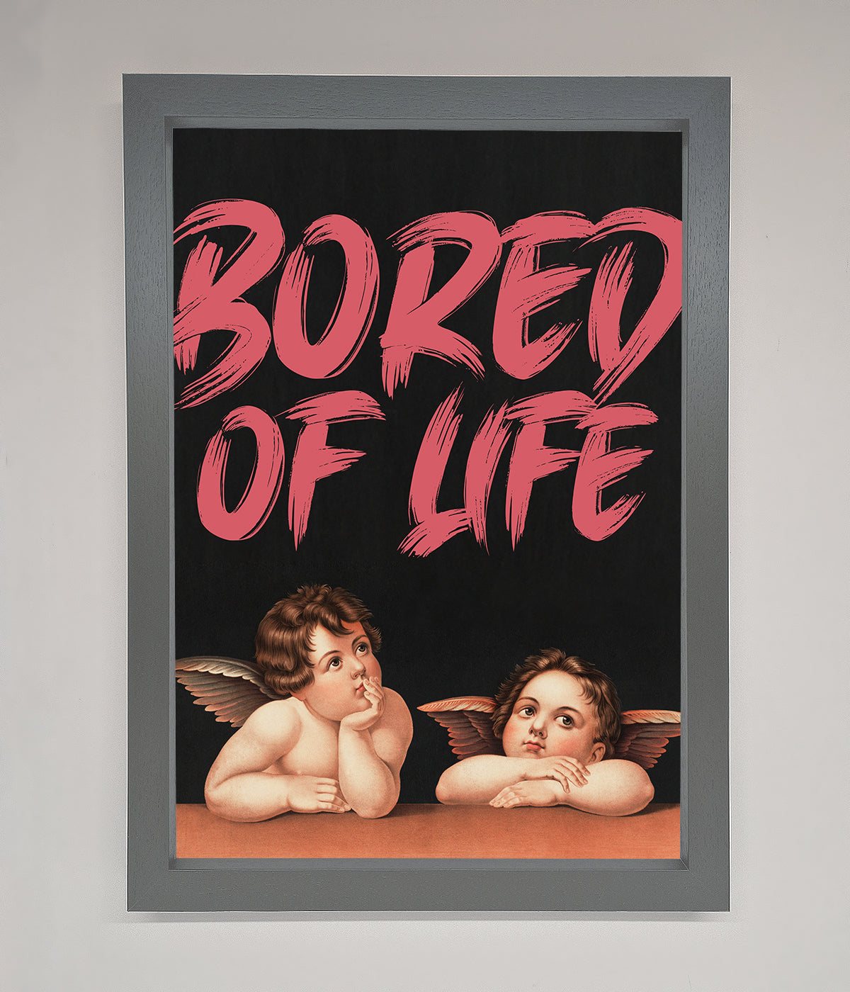 Bored Of Life Framed Poster print