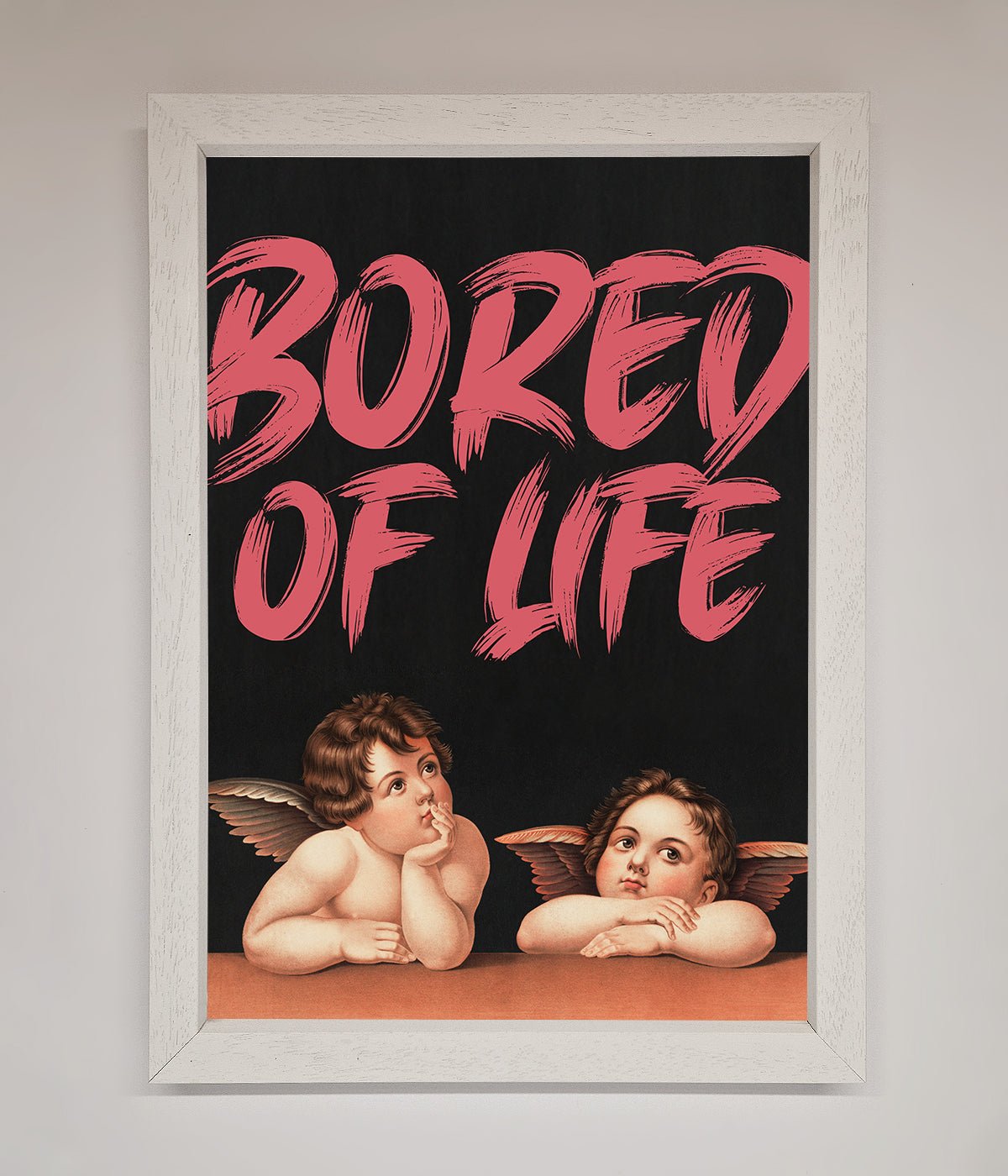 Bored Of Life Framed Poster print