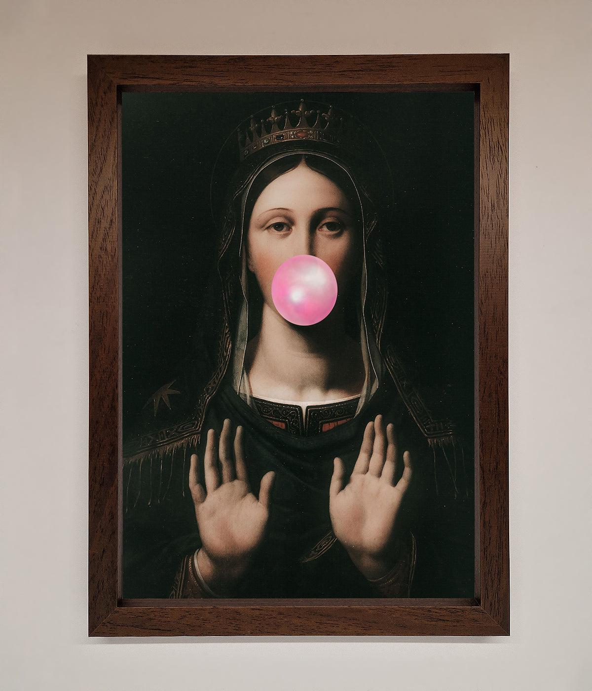 Bubble Gum Renaissance Framed Print print