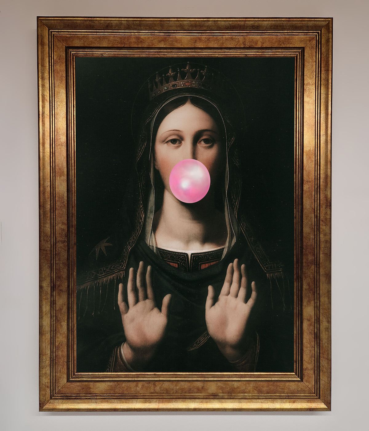 Bubble Gum Renaissance Framed Print print