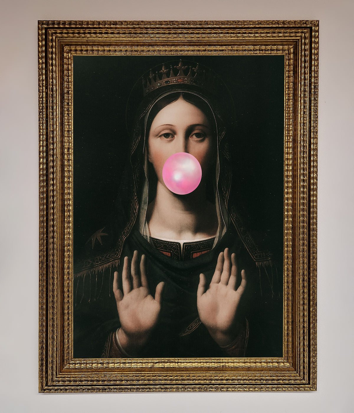 Bubble Gum Renaissance Framed Print print