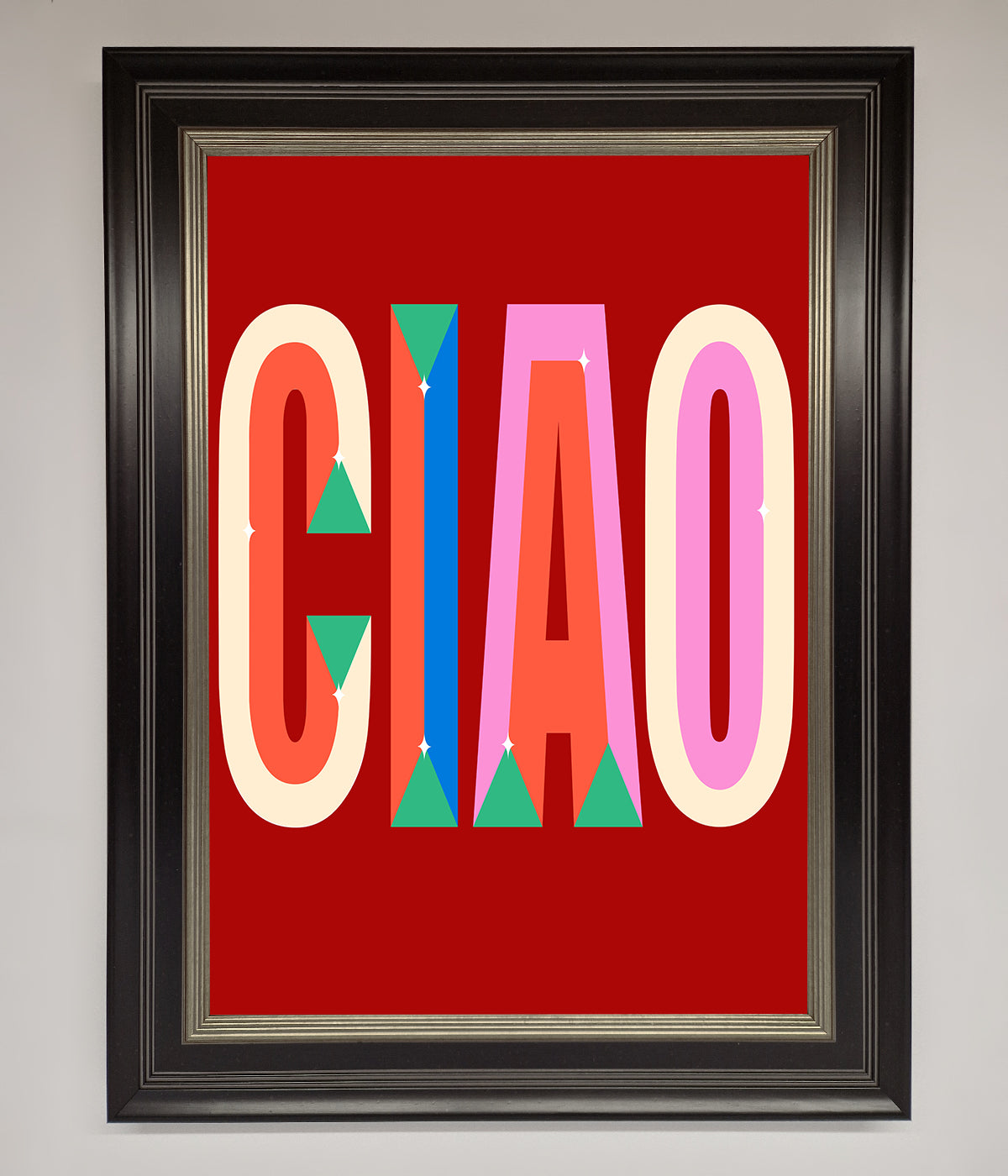 CIAO Framed Wall Art print