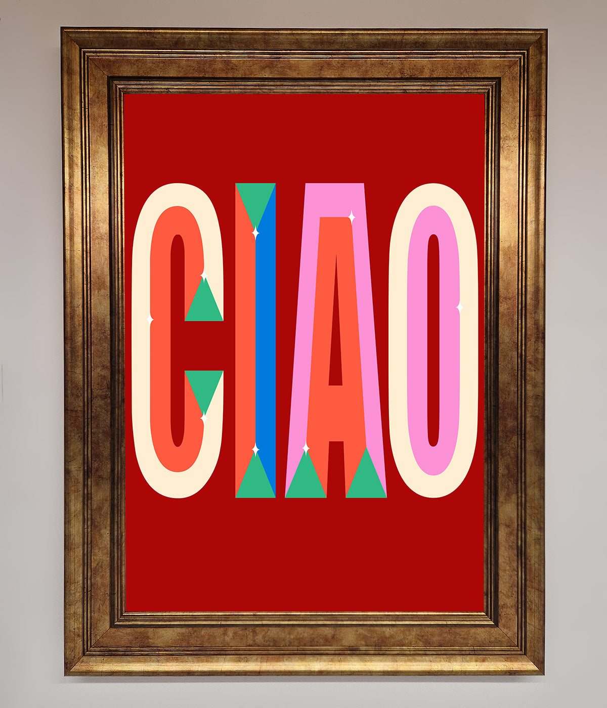 CIAO Framed Wall Art print