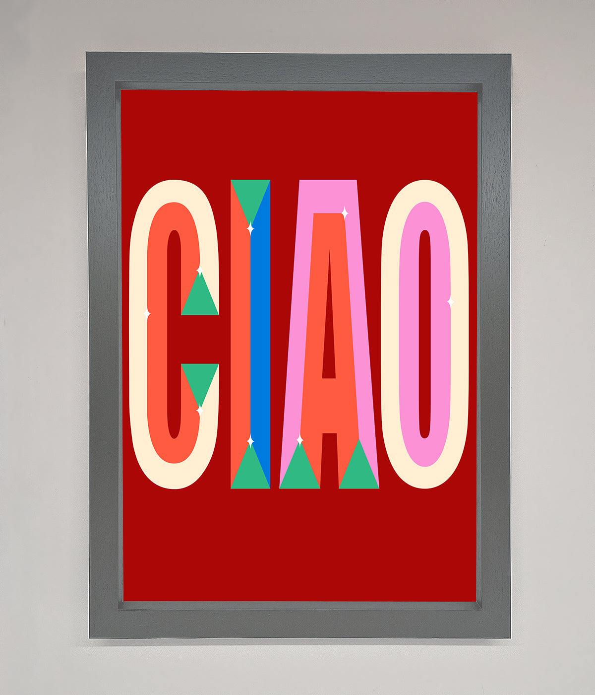 CIAO Framed Wall Art print