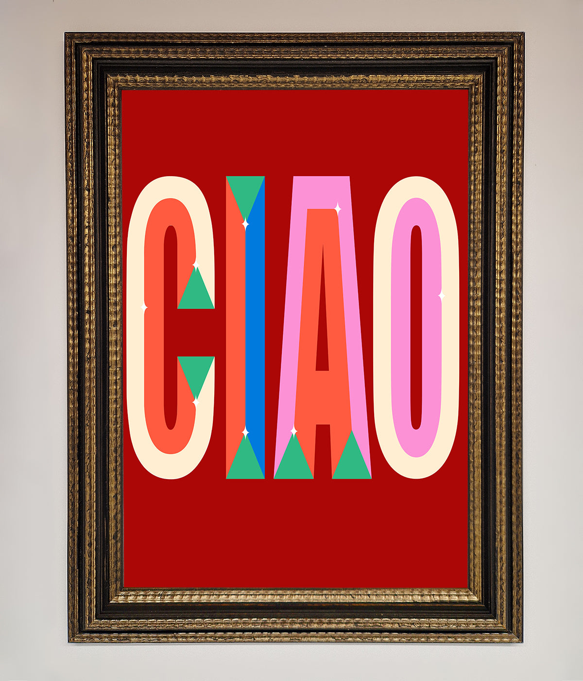 CIAO Framed Wall Art print