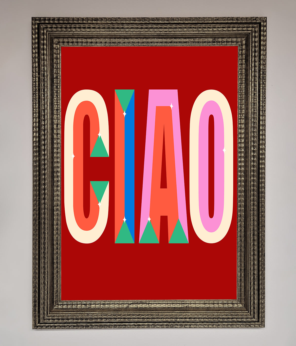 CIAO Framed Wall Art print