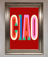 CIAO Framed Wall Art print