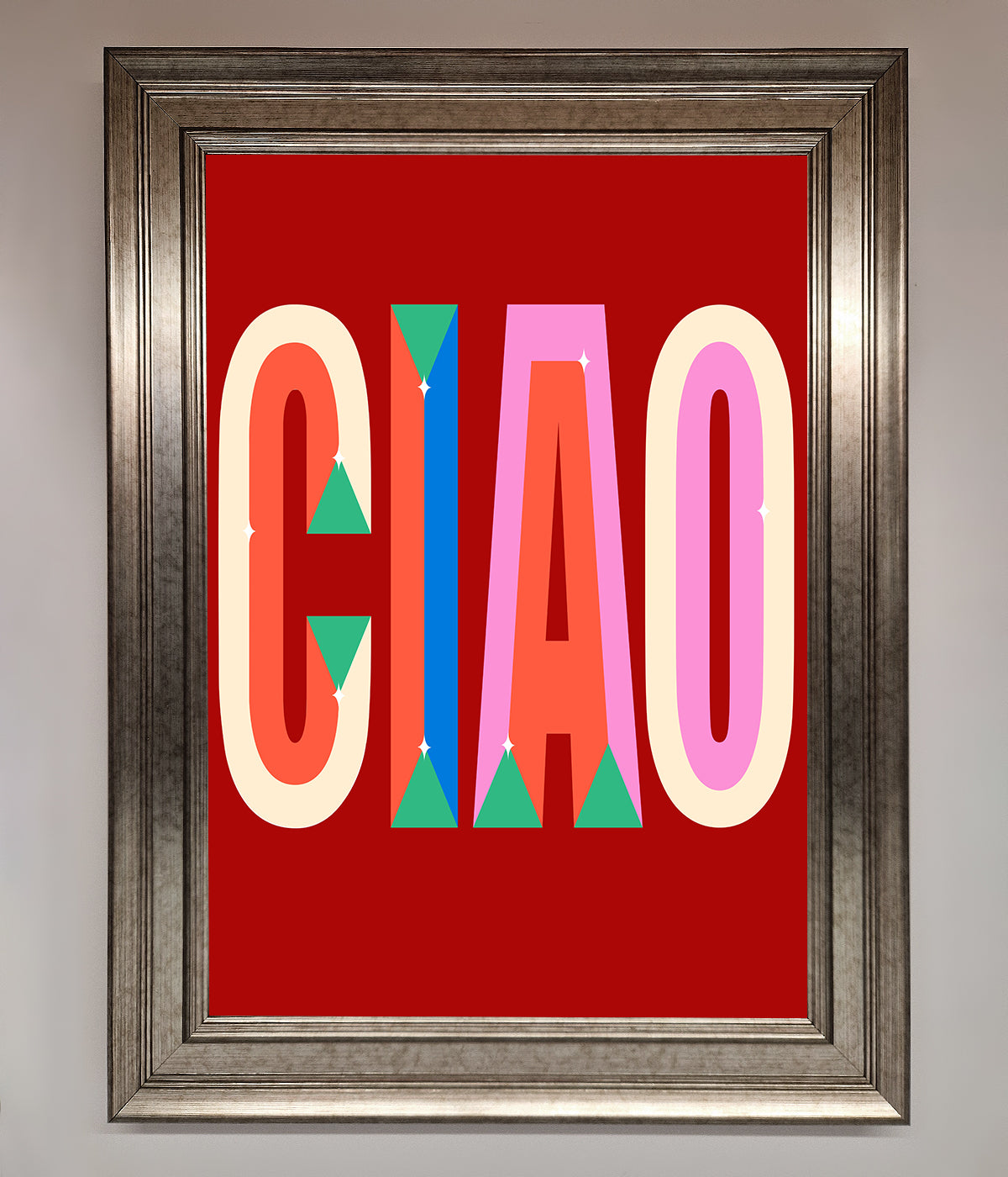 CIAO Framed Wall Art print