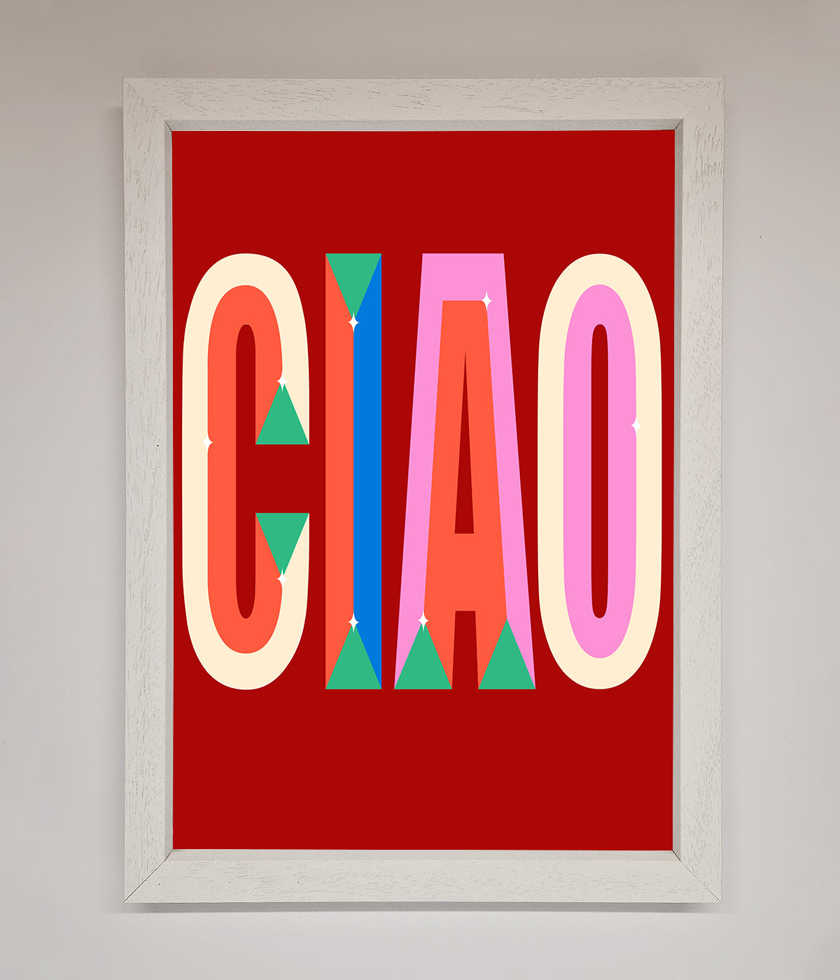 CIAO Framed Wall Art print