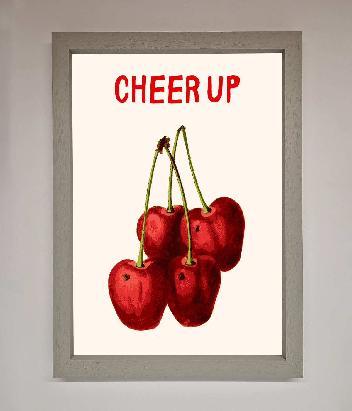 Cheer Up Cherries Framed Wall Art print