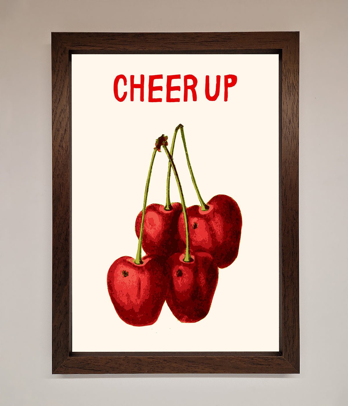 Cheer Up Cherries Framed Wall Art print