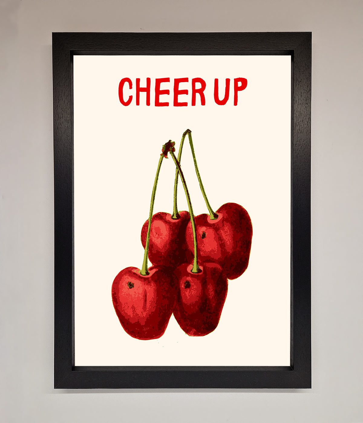 Cheer Up Cherries Framed Wall Art print