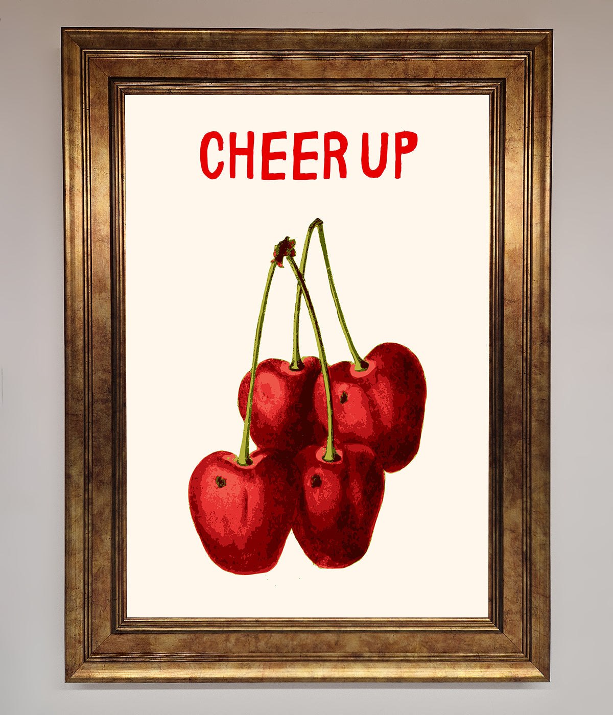 Cheer Up Cherries Framed Wall Art print