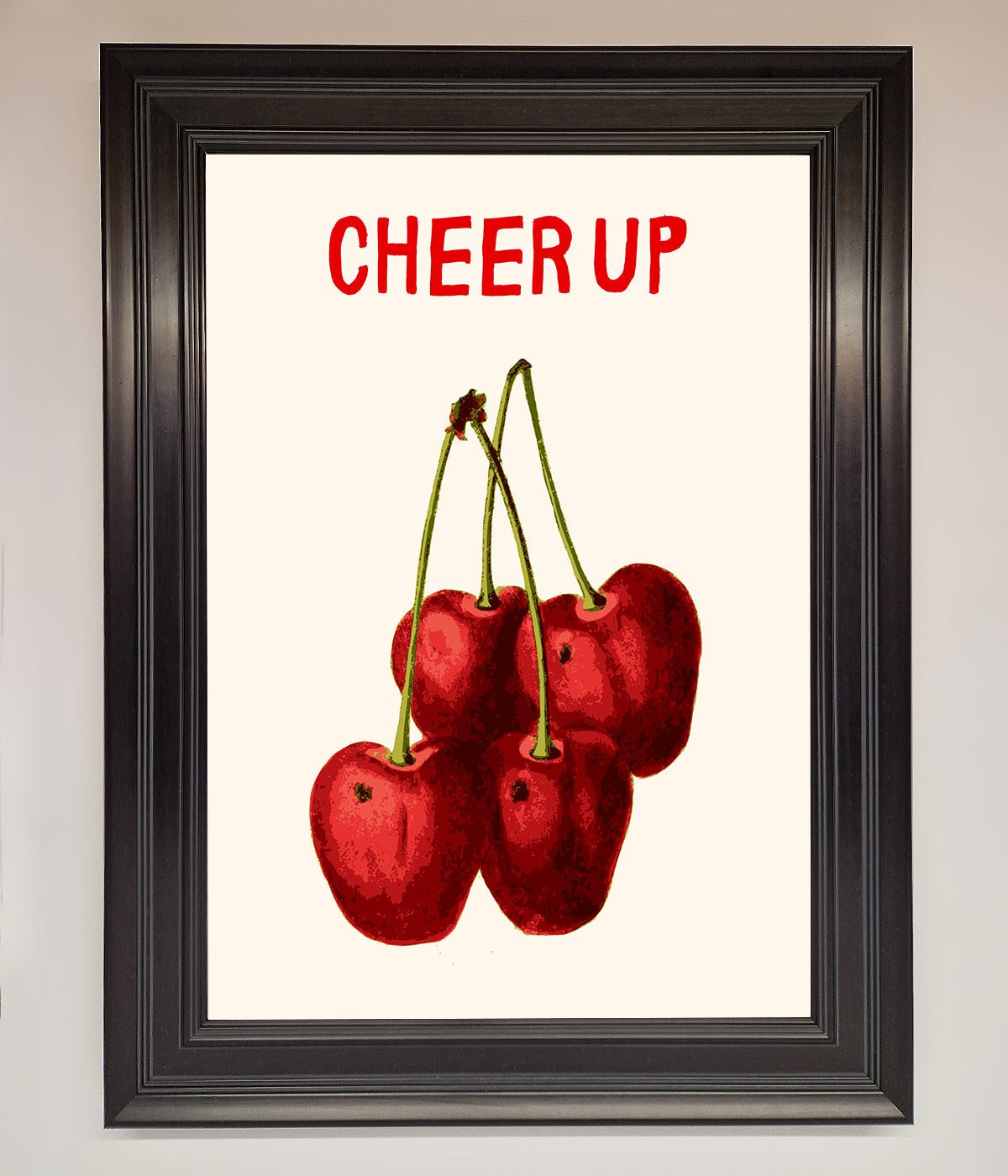 Cheer Up Cherries Framed Wall Art print