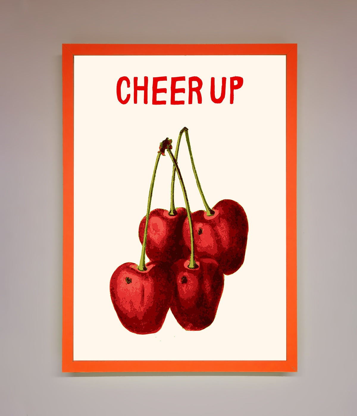 Cheer Up Cherries Framed Wall Art print